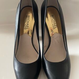 Michael Kors Black Leather Heels